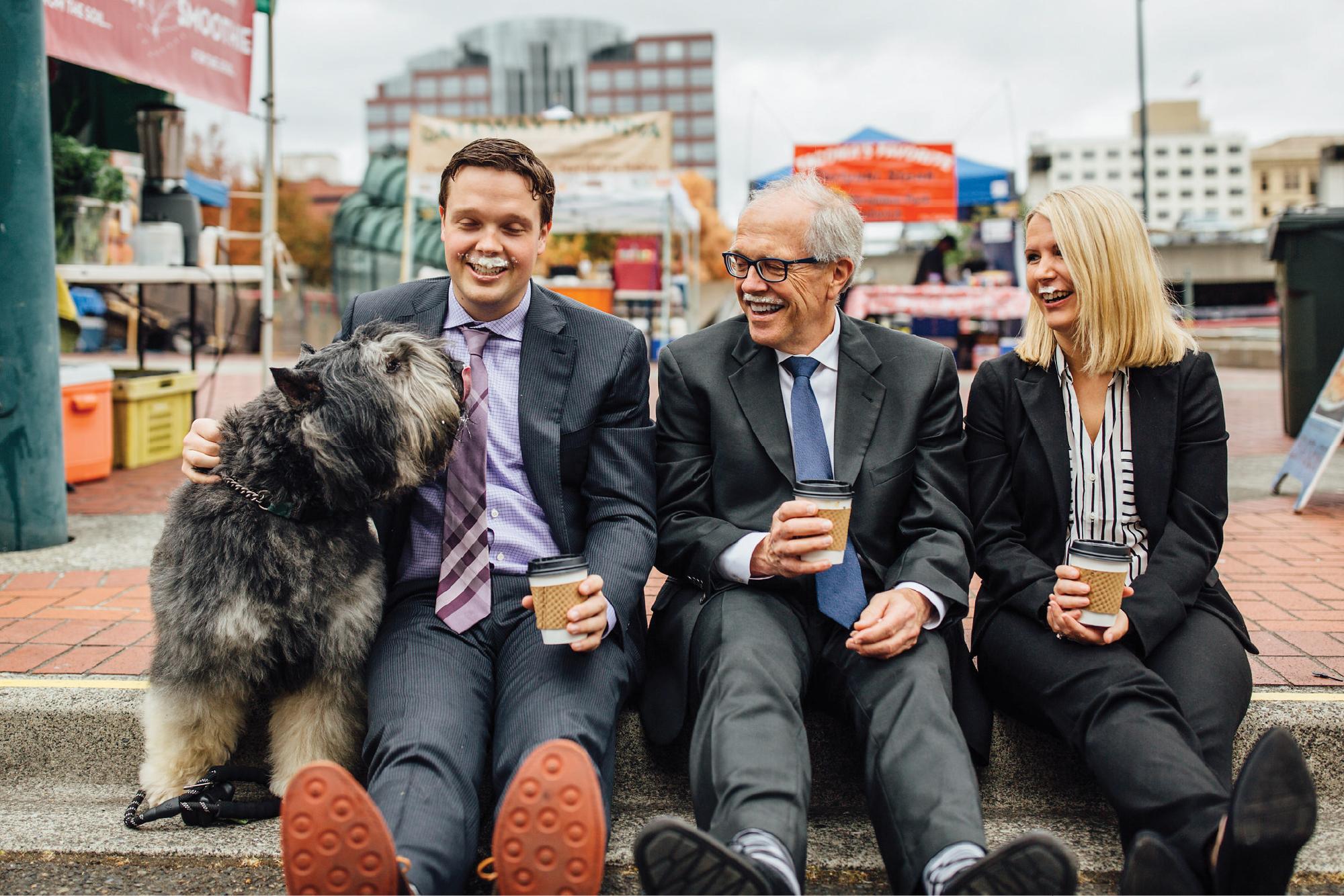 Helland attorneys at Tacoma Farmers Market